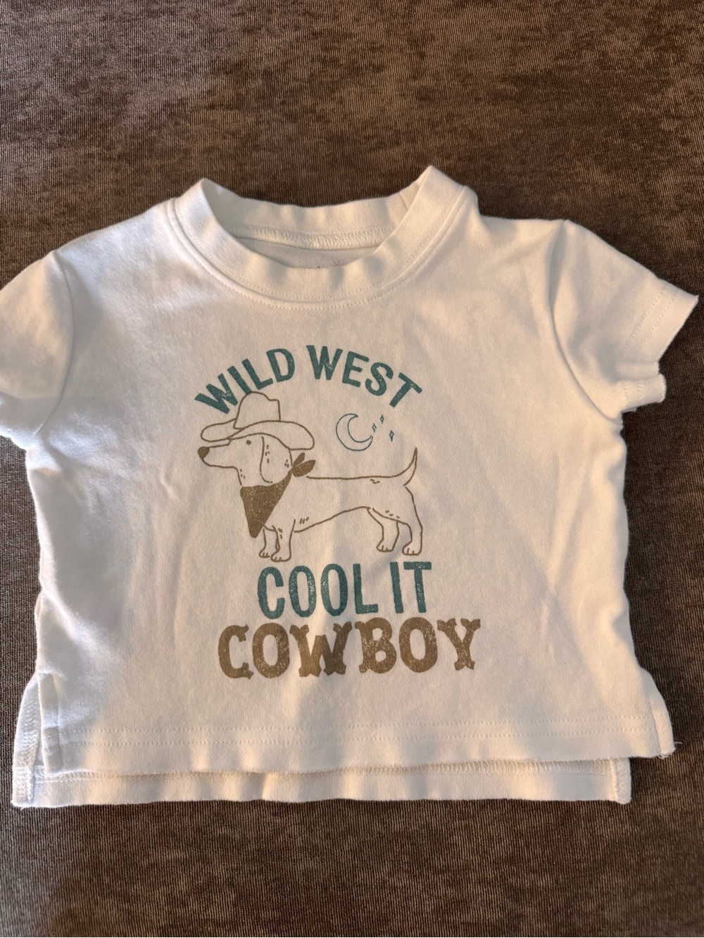 Baby White "Wild West Cool It Cowboy" Graphic Tee Altar’d State Kids/Tullabee